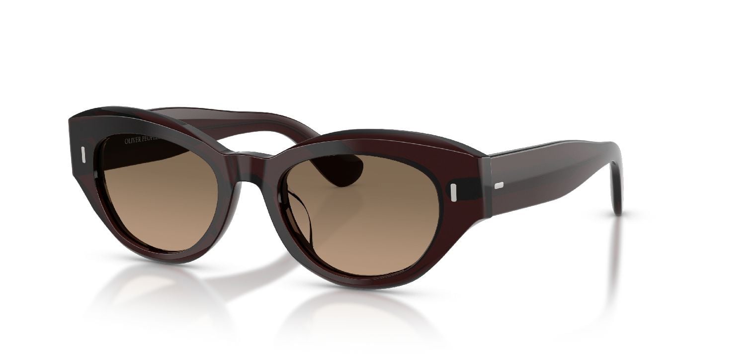 Oliver Peoples Oval Sonnenbrillen 0OV5615SU Rot für Damen