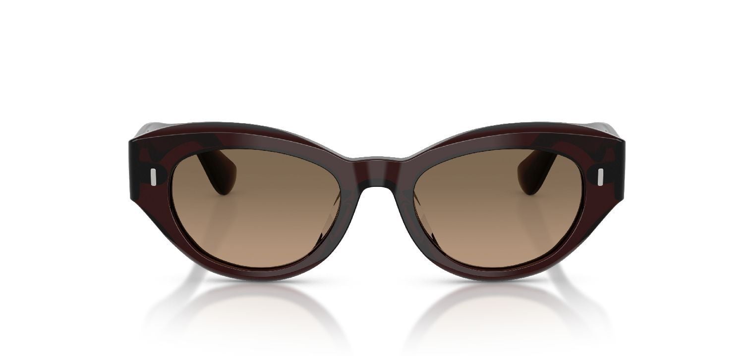 Oliver Peoples Oval Sonnenbrillen 0OV5615SU Rot für Damen