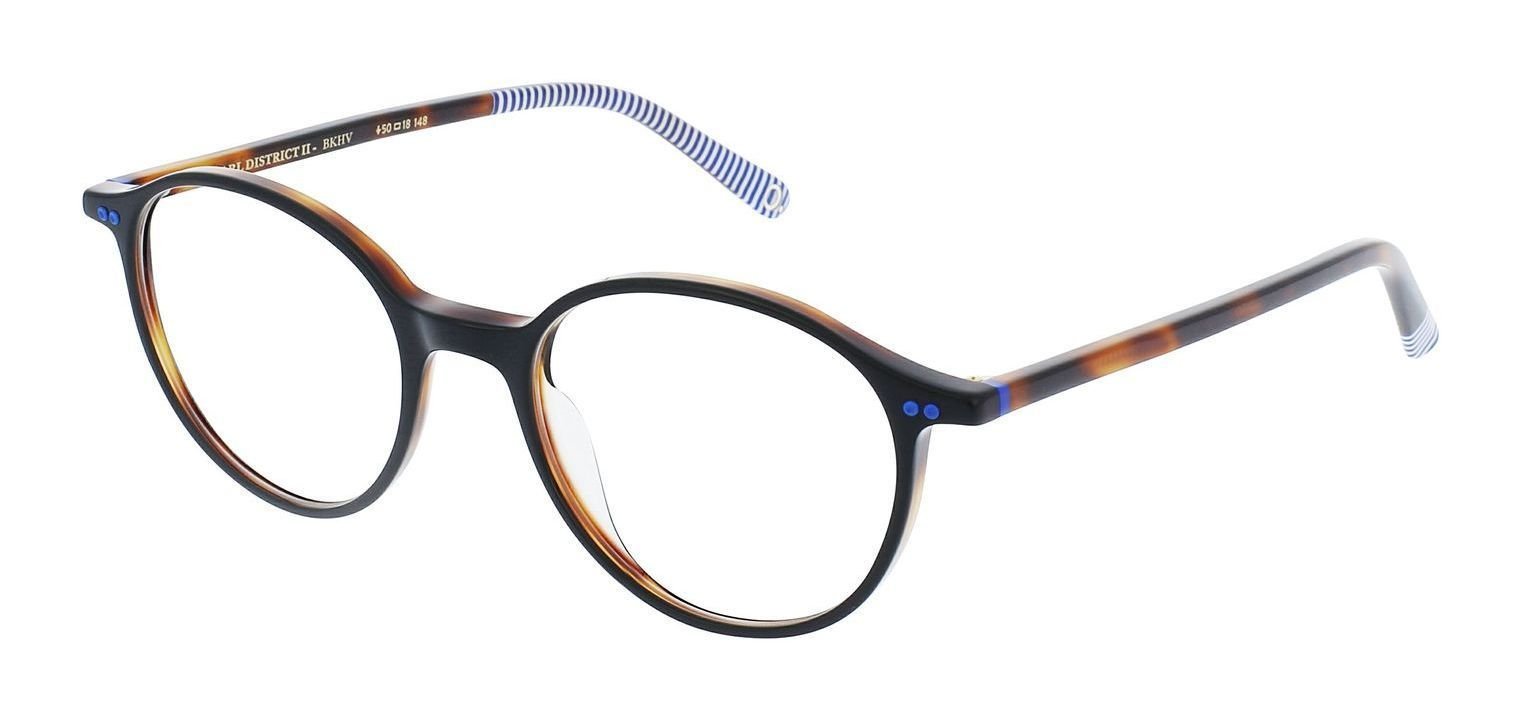 Etnia Round Eyeglasses PEARL DISTRICT II Black for Man