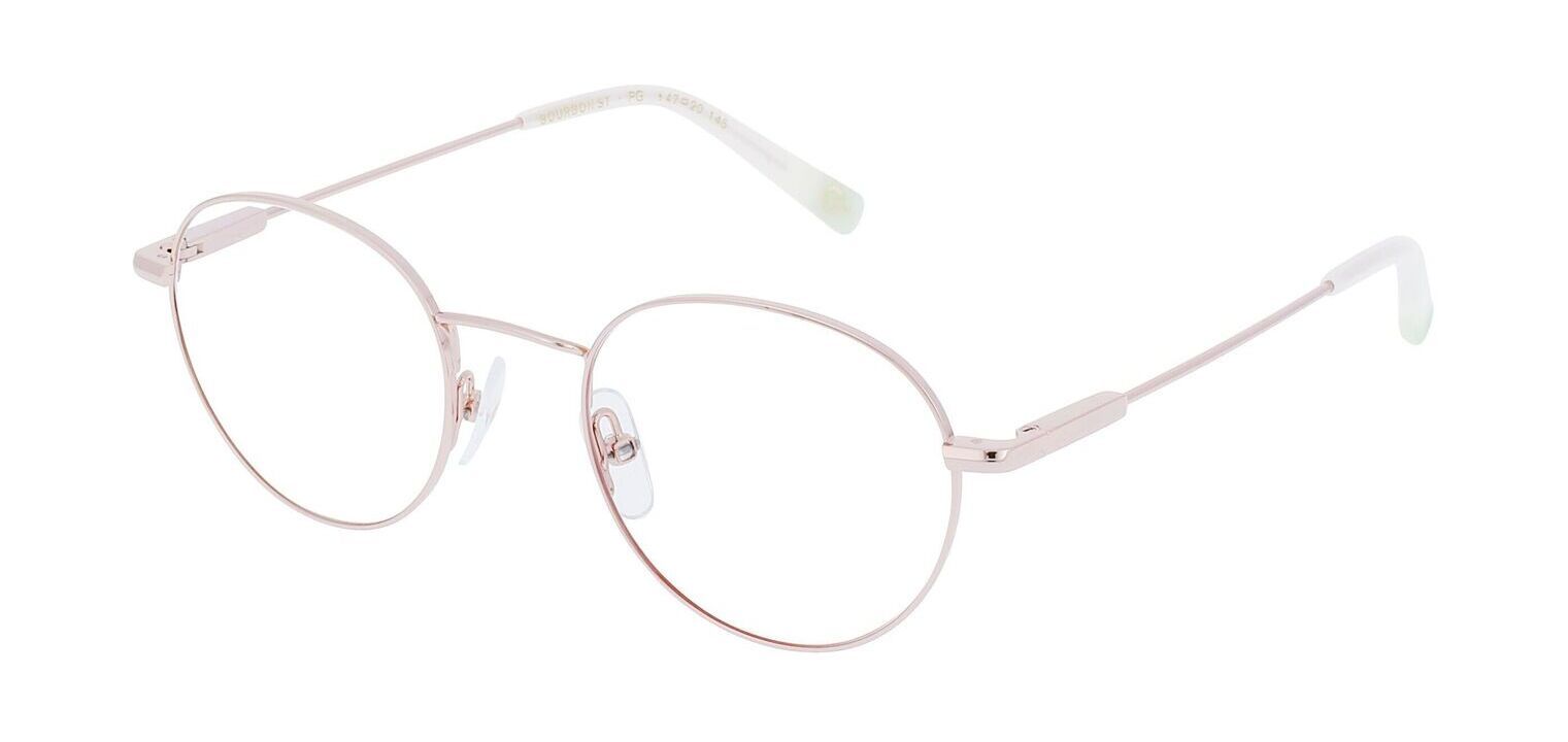 Etnia Rund Brillen BOURBON ST Rosa für Herr-Dame