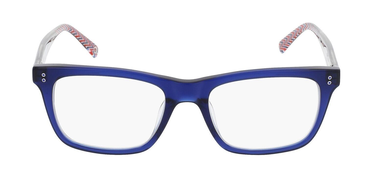 Etnia Rectangle Eyeglasses CADAQUES Blue for Man