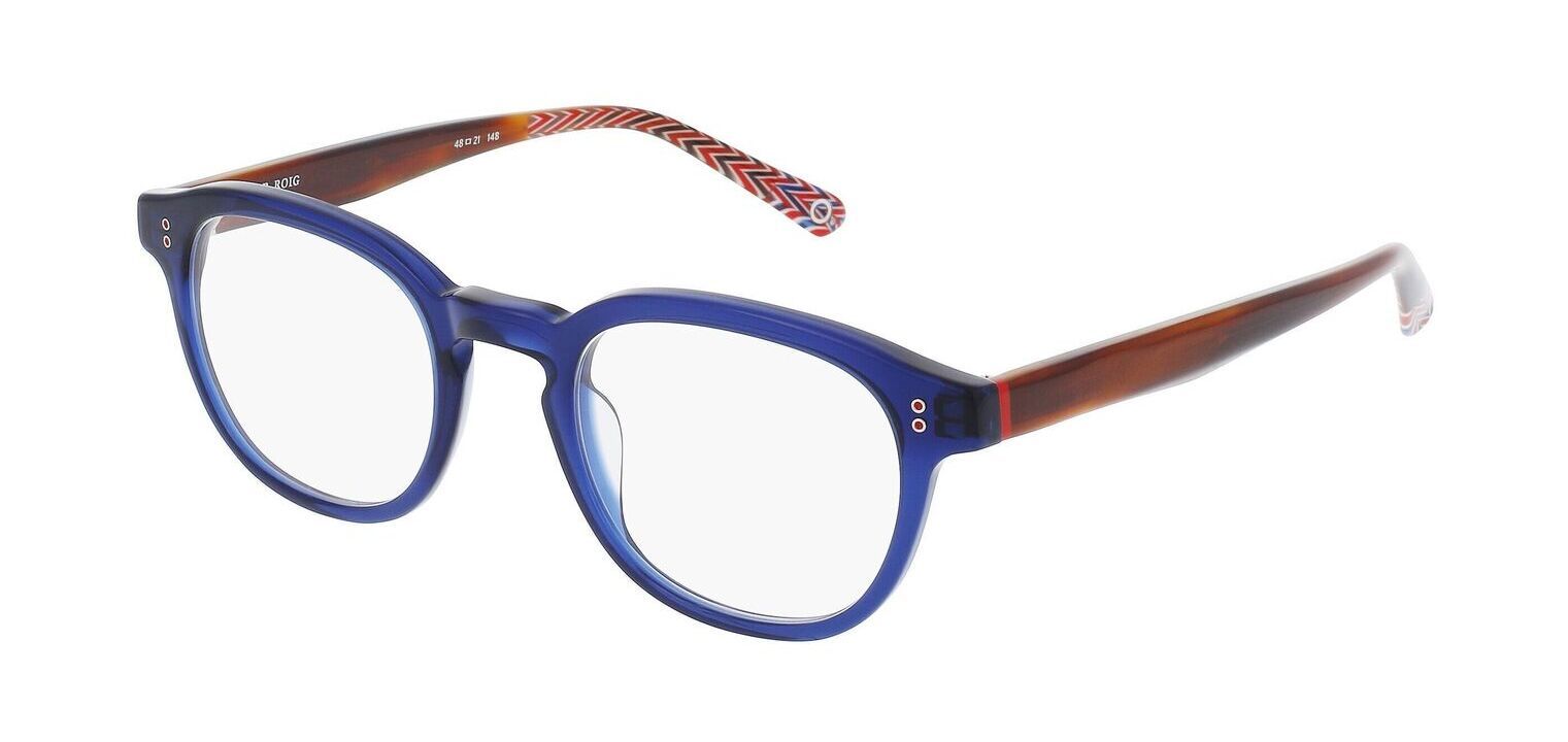 Etnia Round Eyeglasses CAP ROIG Blue for Man