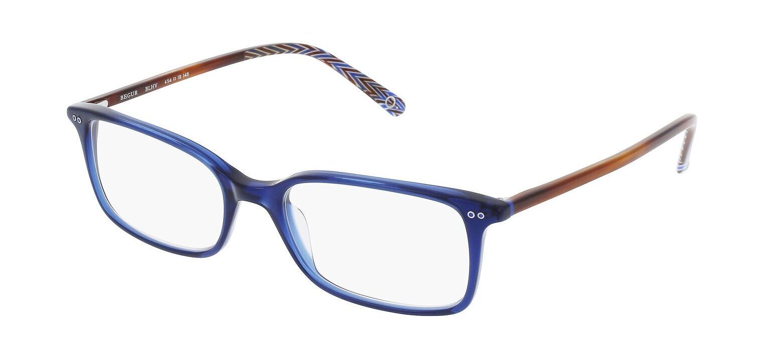 Etnia Rechteckig Brillen BEGUR Blau für Herr