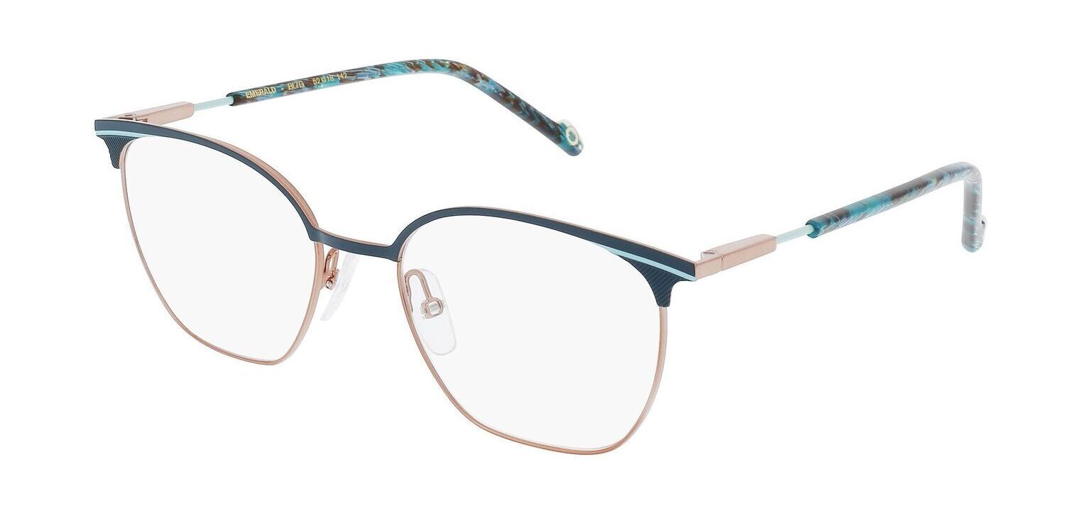 Etnia Rechteckig Brillen EMERALD Blau für Damen