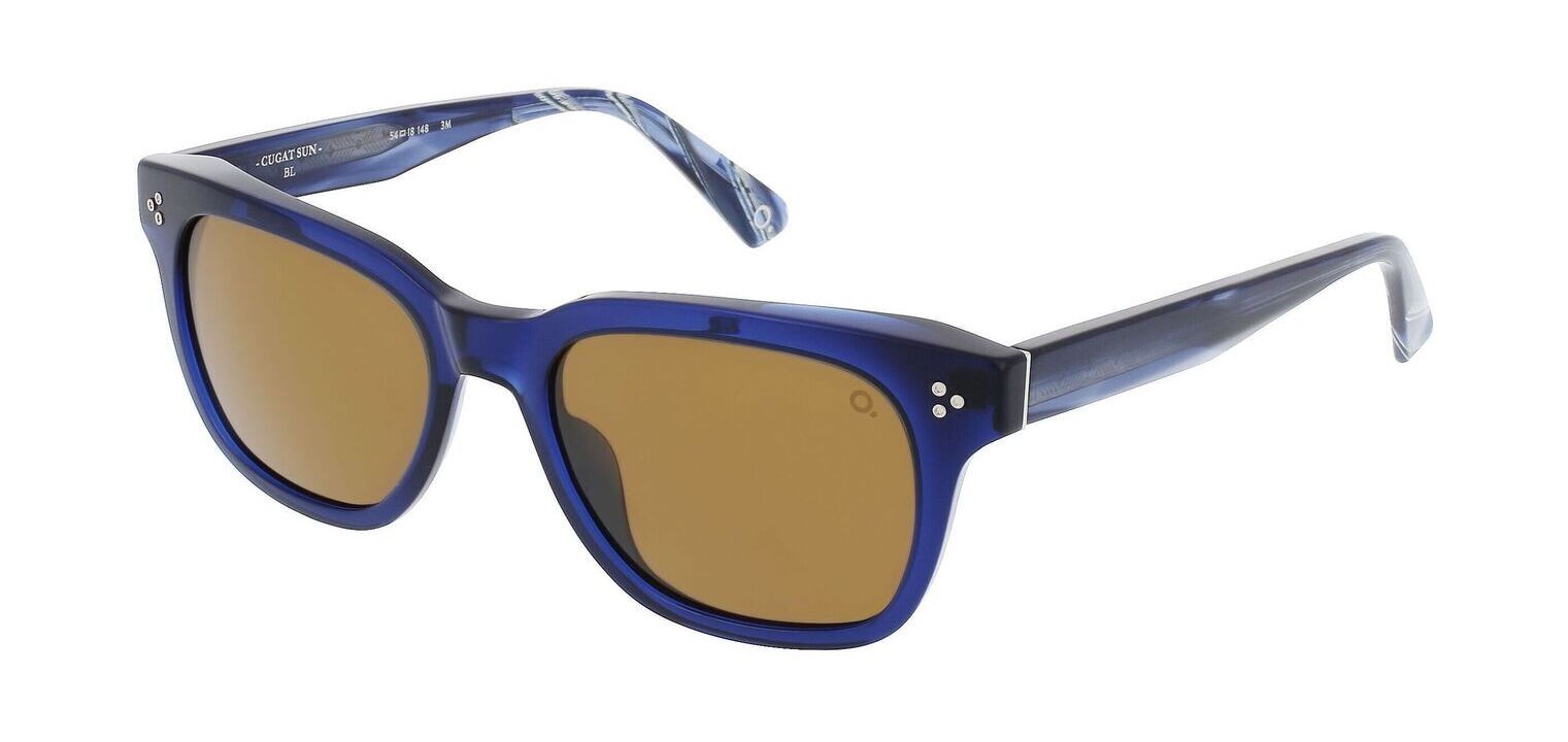 Etnia Rechteckig Sonnenbrillen CUGAT SUN 54S Blau für Damen/Herren