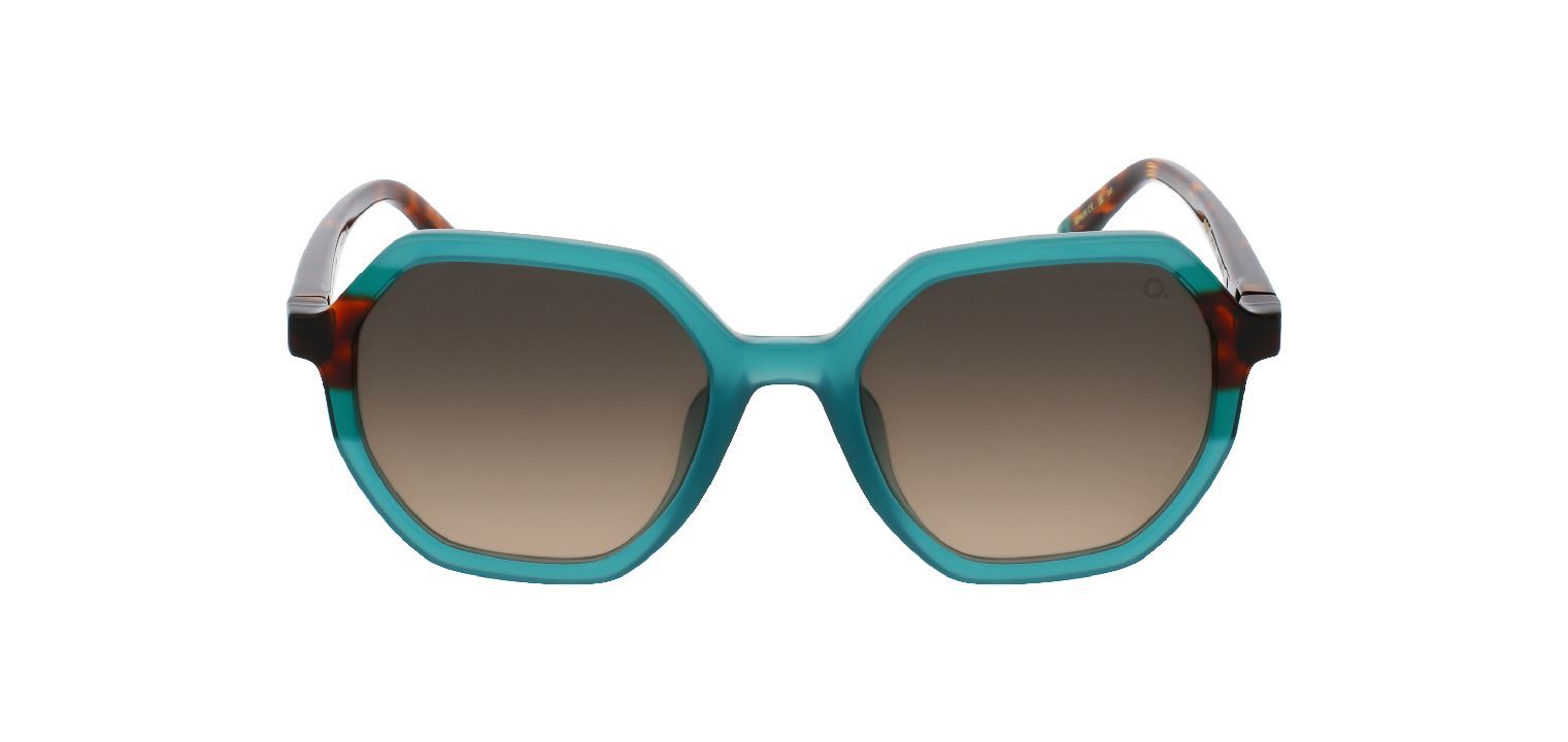 Etnia Rectangle Sunglasses HORTA Green for Unisex