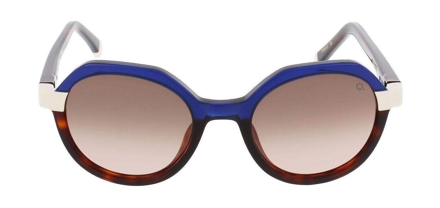 Etnia Rund Sonnenbrillen POBLENOU 50S Blau für Dame