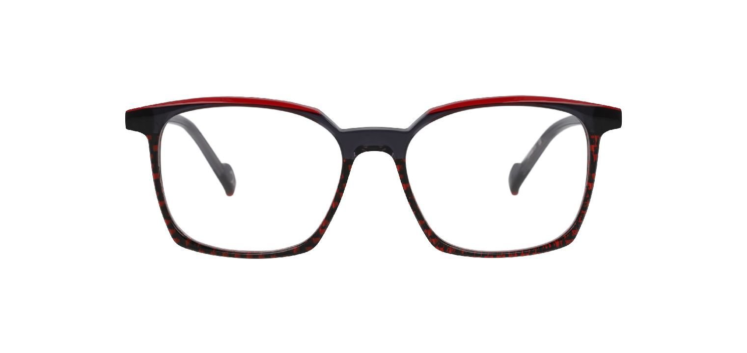 Lunettes de vue Etnia Rectangle BORJA Rouge pour Homme