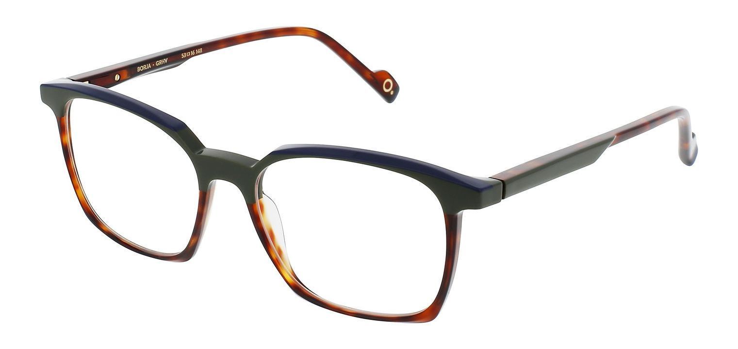 Lunettes de vue Etnia Rectangle BORJA Vert pour Homme