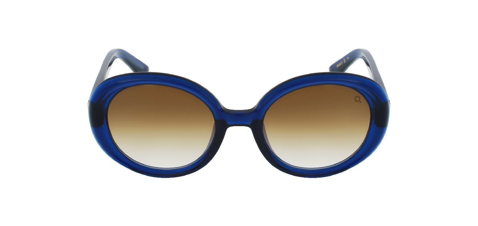 Etnia Oval Sonnenbrillen AUDREY Blau für Herr-Dame