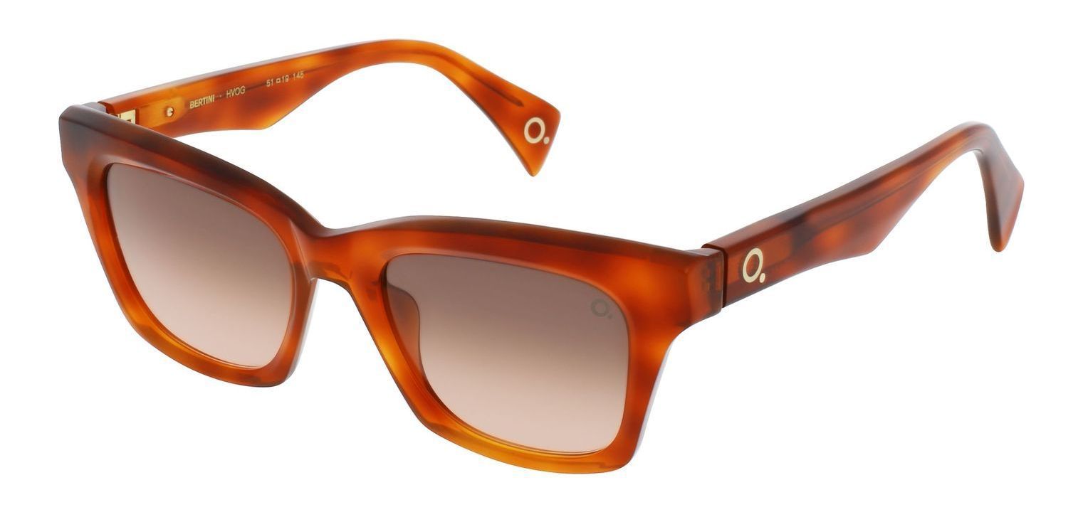 Lunettes de soleil Etnia Rectangle BERTINI Havana pour Femme