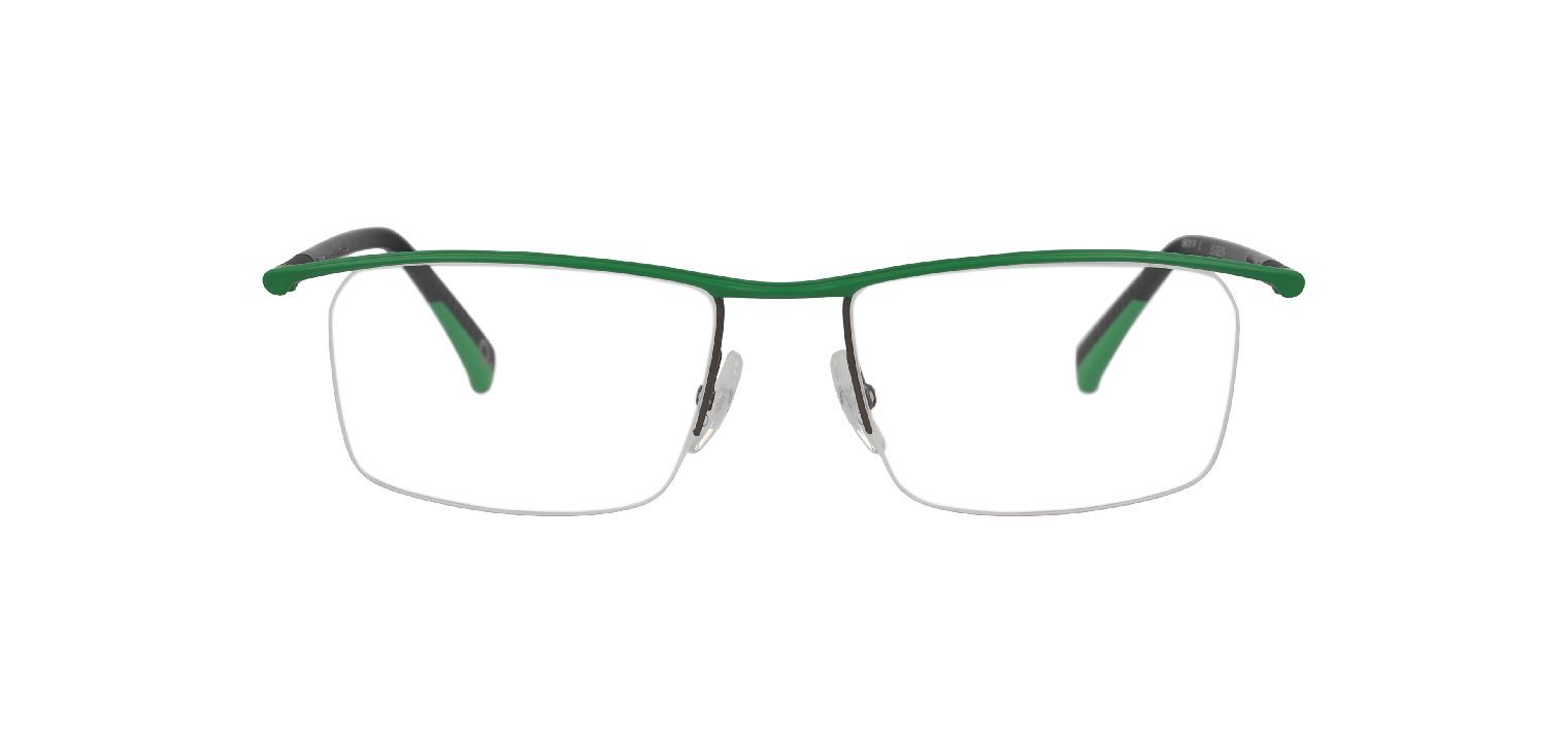 Etnia Rectangle Eyeglasses TESLA Green for Man