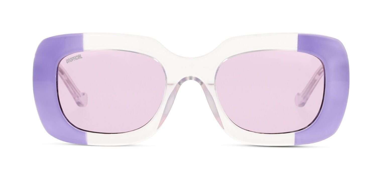 Unofficial Rechteckig Sonnenbrillen UNSU0175 Violett für Damen/Herren