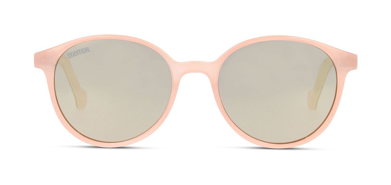 Unofficial Rund Sonnenbrillen UNSK0014 Rosa für Kinder