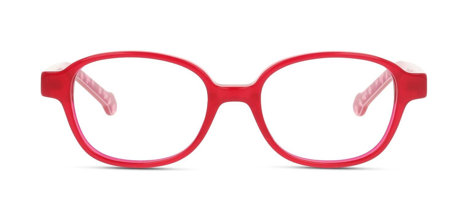 Unofficial Rectangle Eyeglasses UNOK0064 Pink for Kid