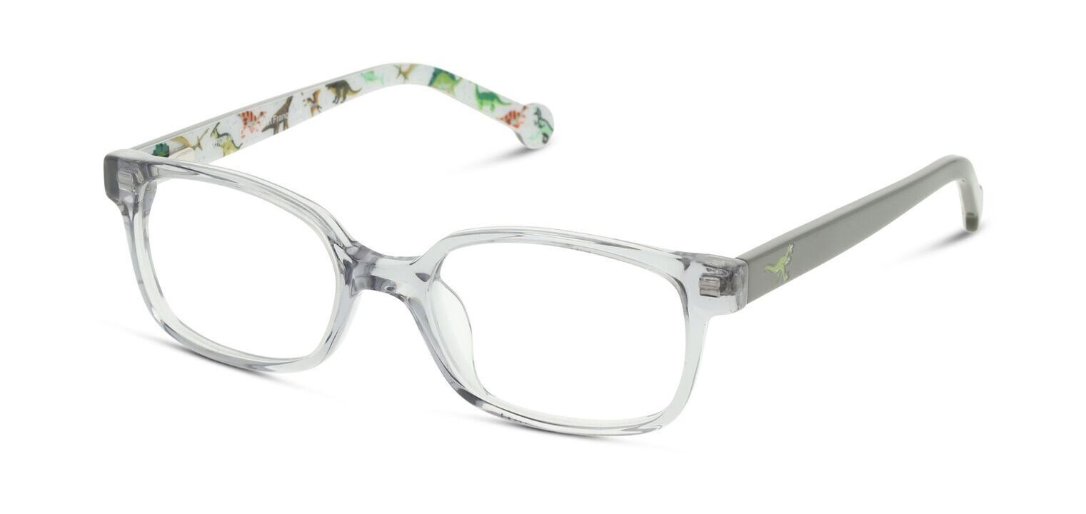 Unofficial Rectangle Eyeglasses UNOK0066 Grey for Kid