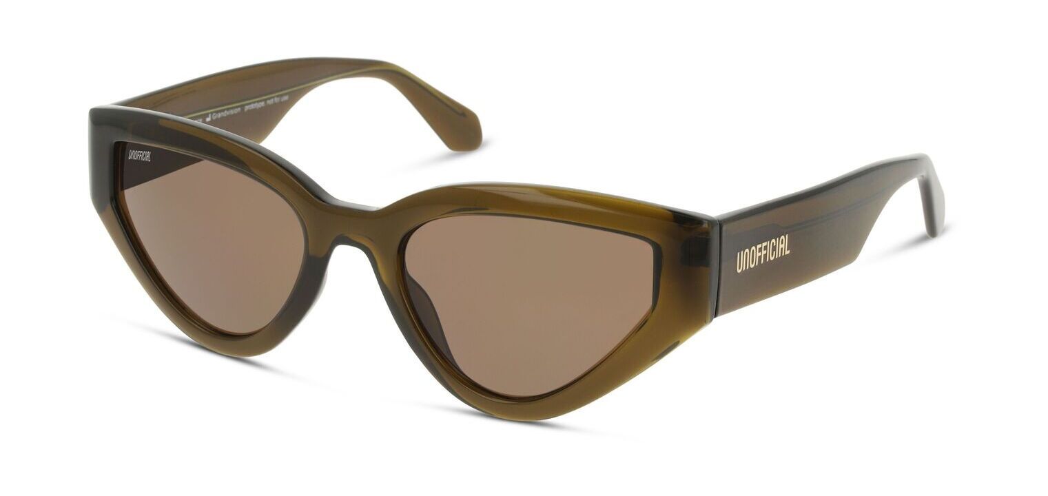 Unofficial Cat Eye Sunglasses UNSF0210 Green for Unisex