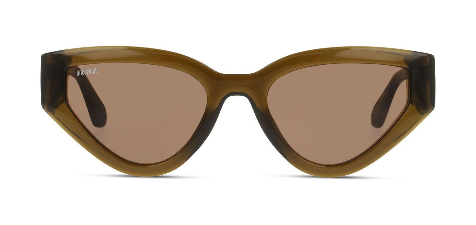Unofficial Cat Eye Sunglasses UNSF0210 Green for Unisex