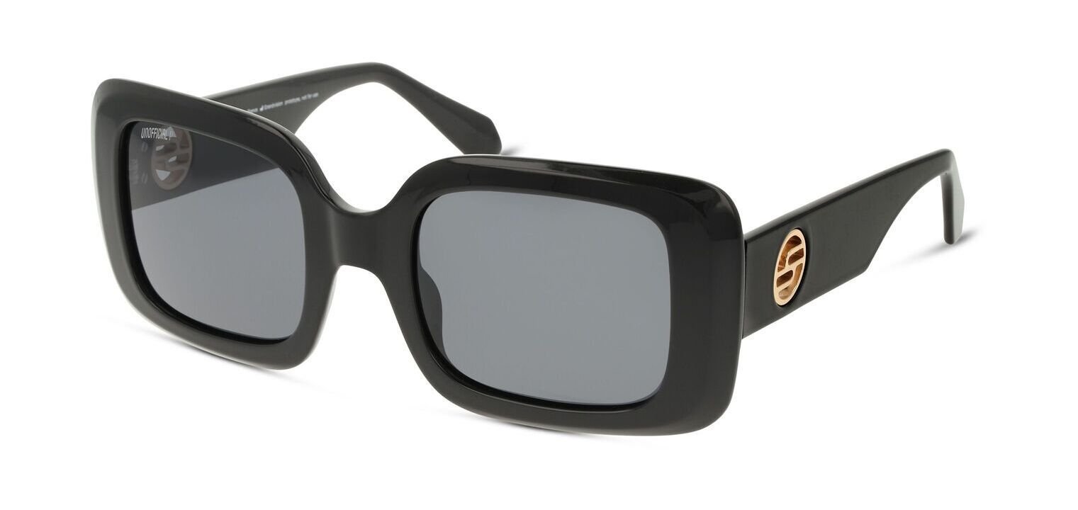 Unofficial Rechteckig Sonnenbrillen UNSF0213P Schwarz für Damen/Herren