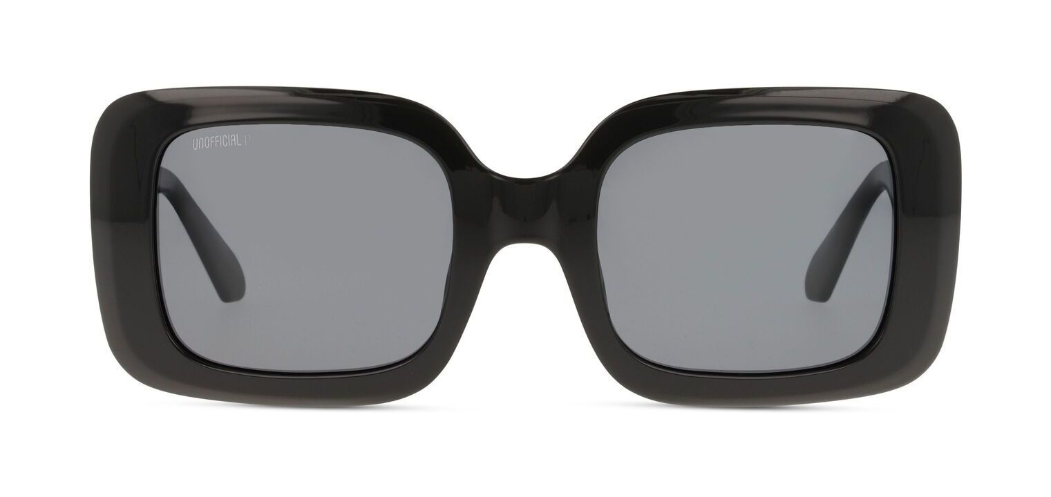 Unofficial Rechteckig Sonnenbrillen UNSF0213P Schwarz für Damen/Herren