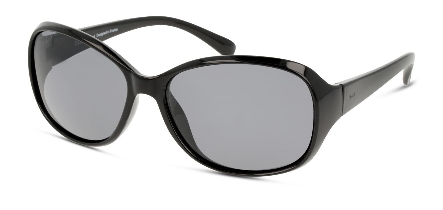 DbyD Oval Sonnenbrillen DBSF9000P Schwarz für Dame