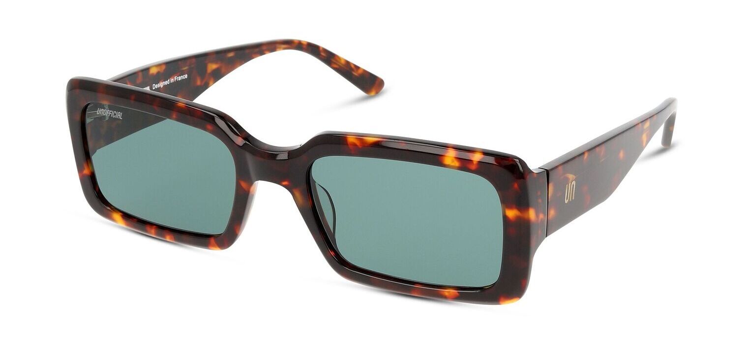 Lunettes de soleil Unofficial Rectangle UNSM0074 Ecaille pour Homme