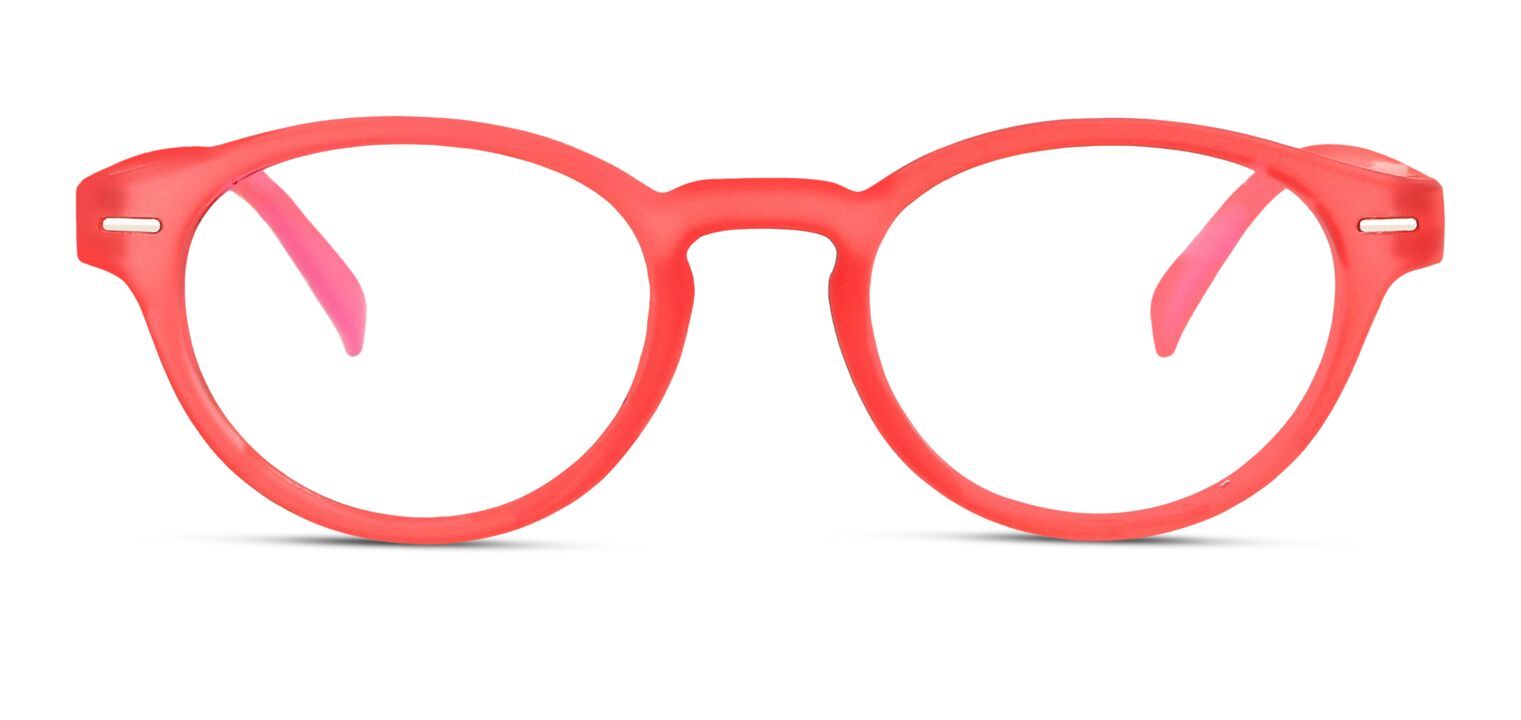 Blaulicht Bildschirmbrillen GLibrary Oval IBLT04 Rot