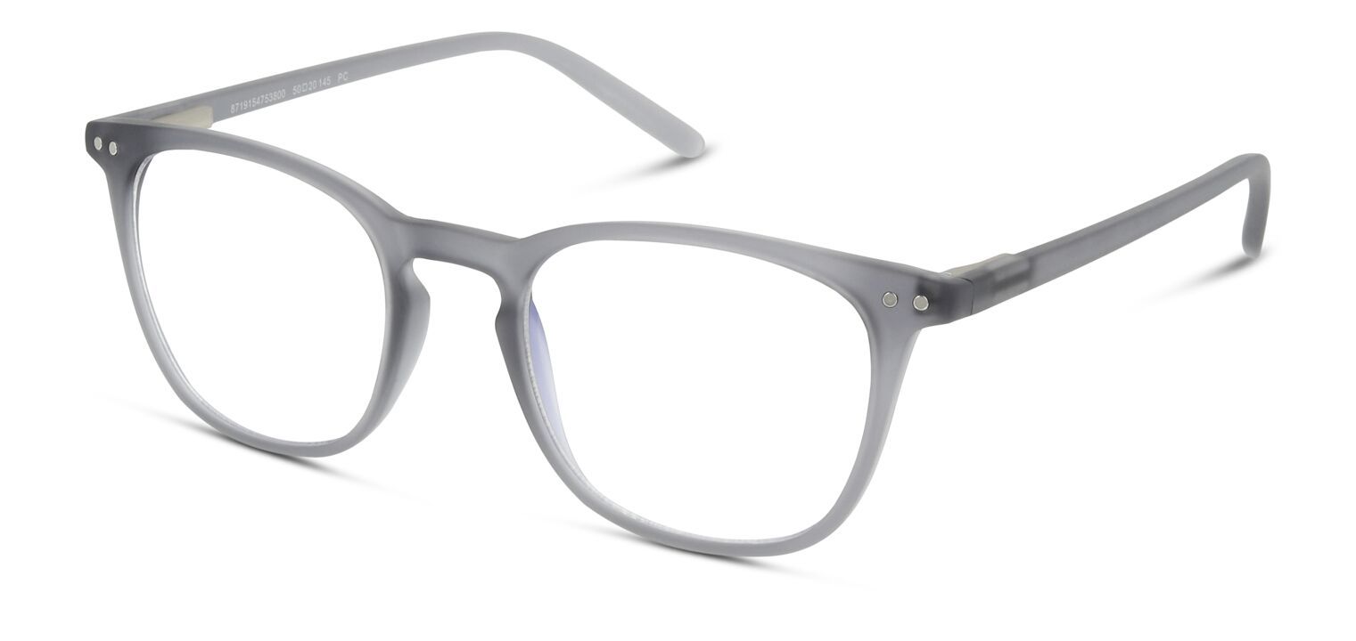 Blue light filter Eyeglasses GLibrary Wayfarer IBLU02 Grey