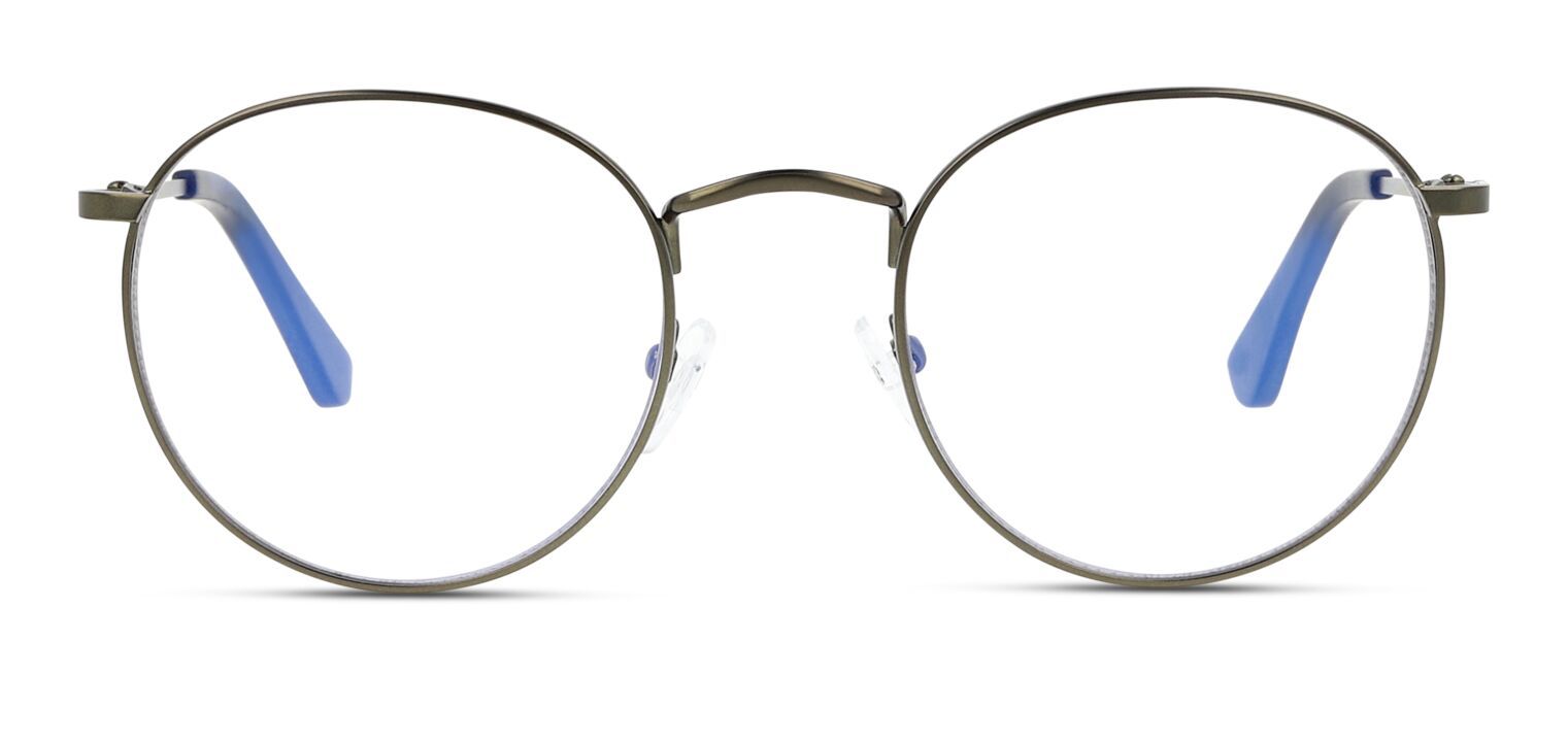 Blue light filter Eyeglasses GLibrary Round IBLU03 Green