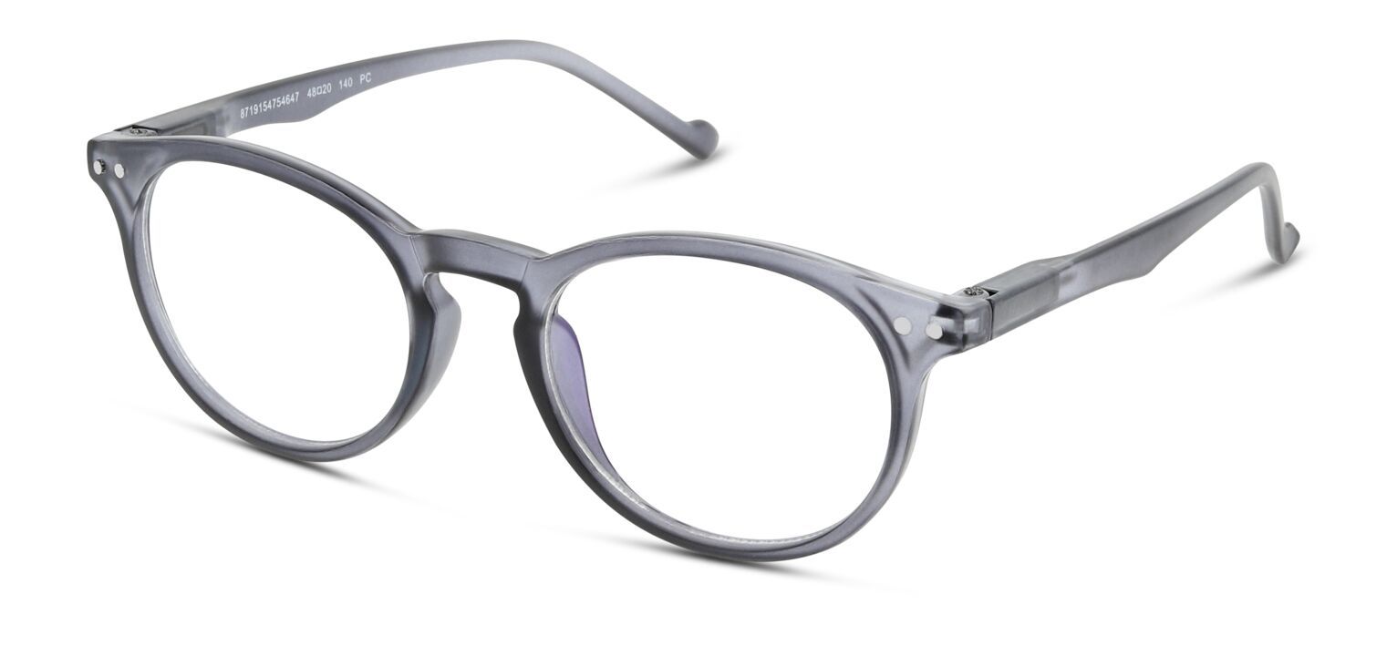 Lunettes pour écran anti lumière bleu GLibrary Ronde IBLU08 Gris