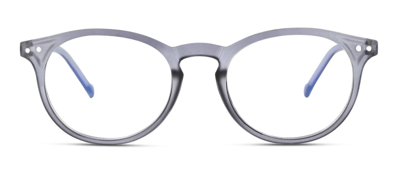 Lunettes pour ecran anti lumiere bleu GLibrary Ronde IBLU08 Gris Visilab