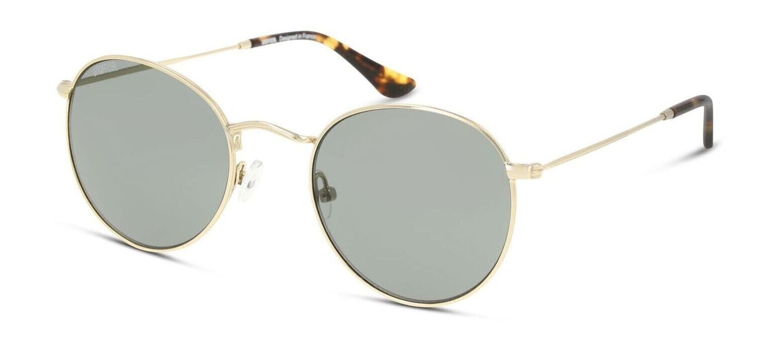 Unofficial Rund Sonnenbrillen UNSU0050 Gold für Damen/Herren