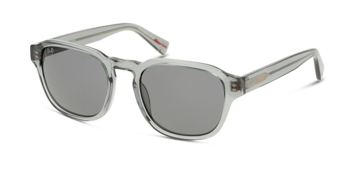 Lunettes de soleil DbyD Rectangle DBSM5003 Gris pour Homme