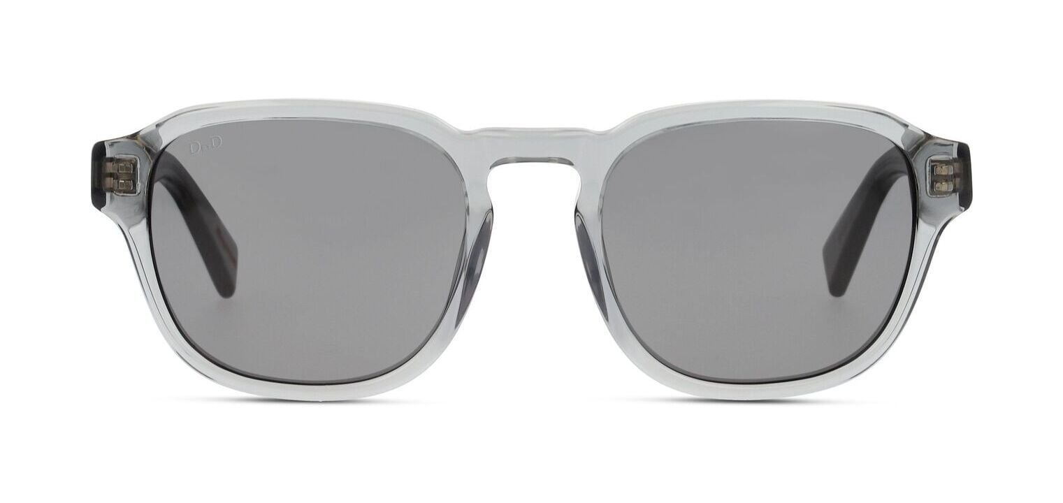 Lunettes de soleil DbyD Rectangle DBSM5003 Gris pour Homme