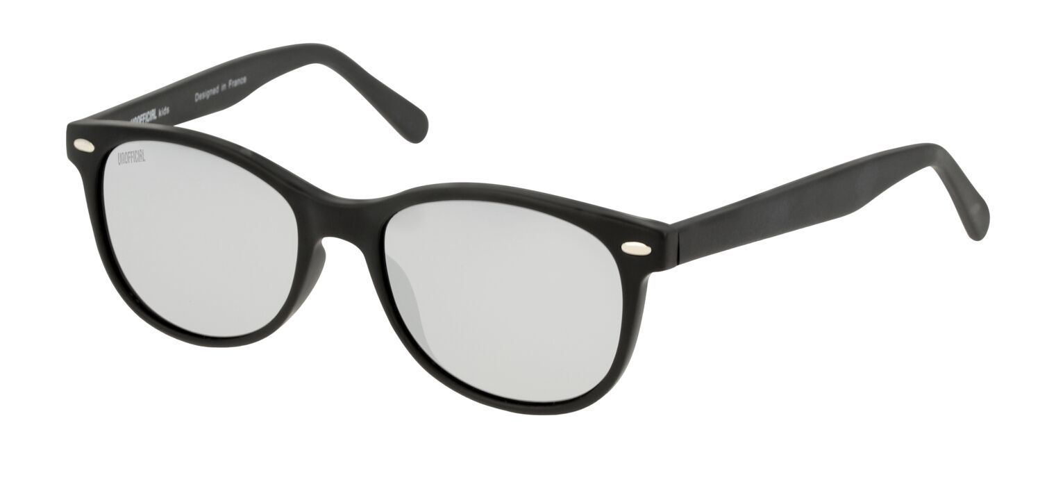 Unofficial Rechteckig Sonnenbrillen UNSK5004 Schwarz für Kinder