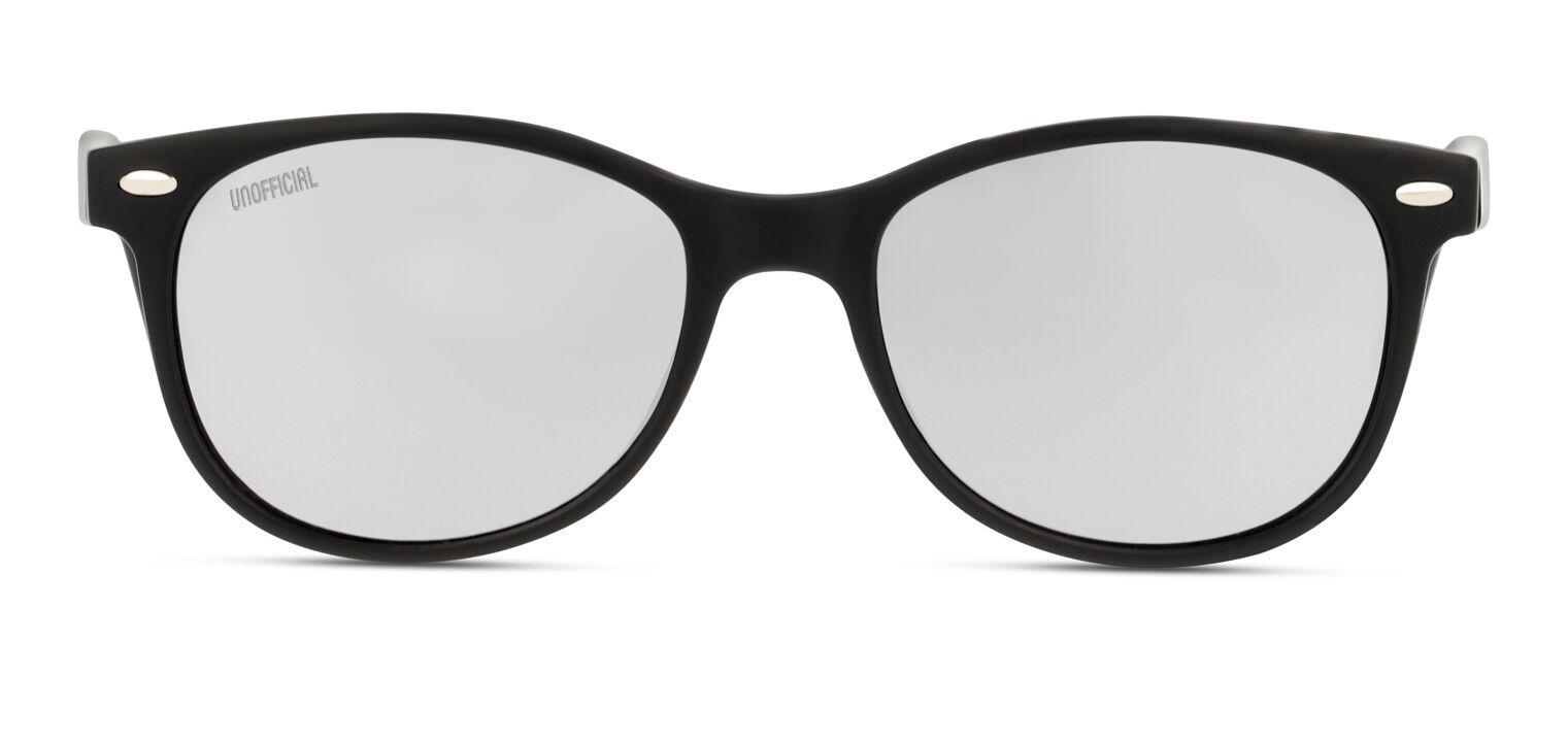 Unofficial Rechteckig Sonnenbrillen UNSK5004 Schwarz für Kinder