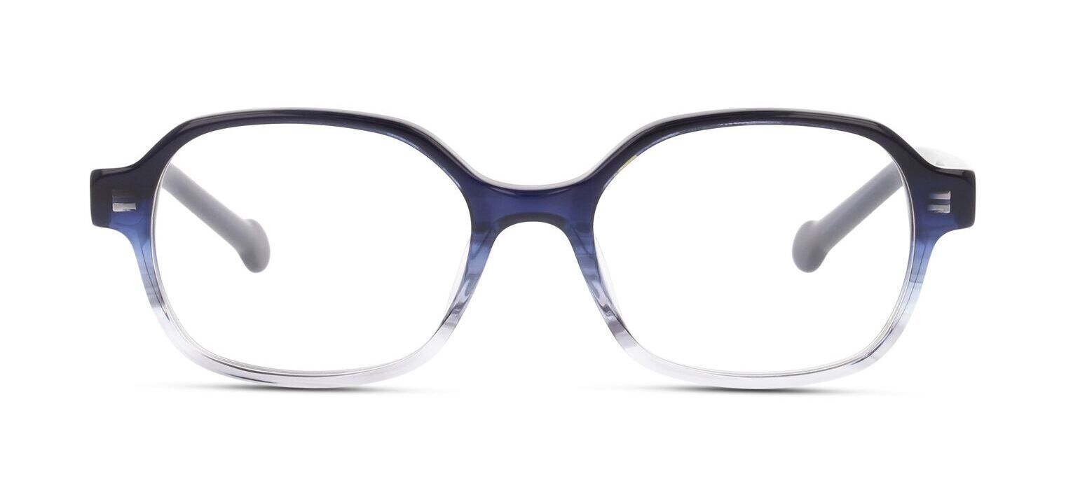 Unofficial Rechteckig Brillen UNOK0052 Blau für Kinder