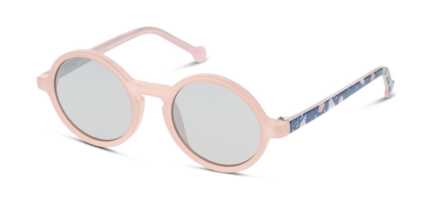 Unofficial Rund Sonnenbrillen UNSK0027 Rosa für Kinder