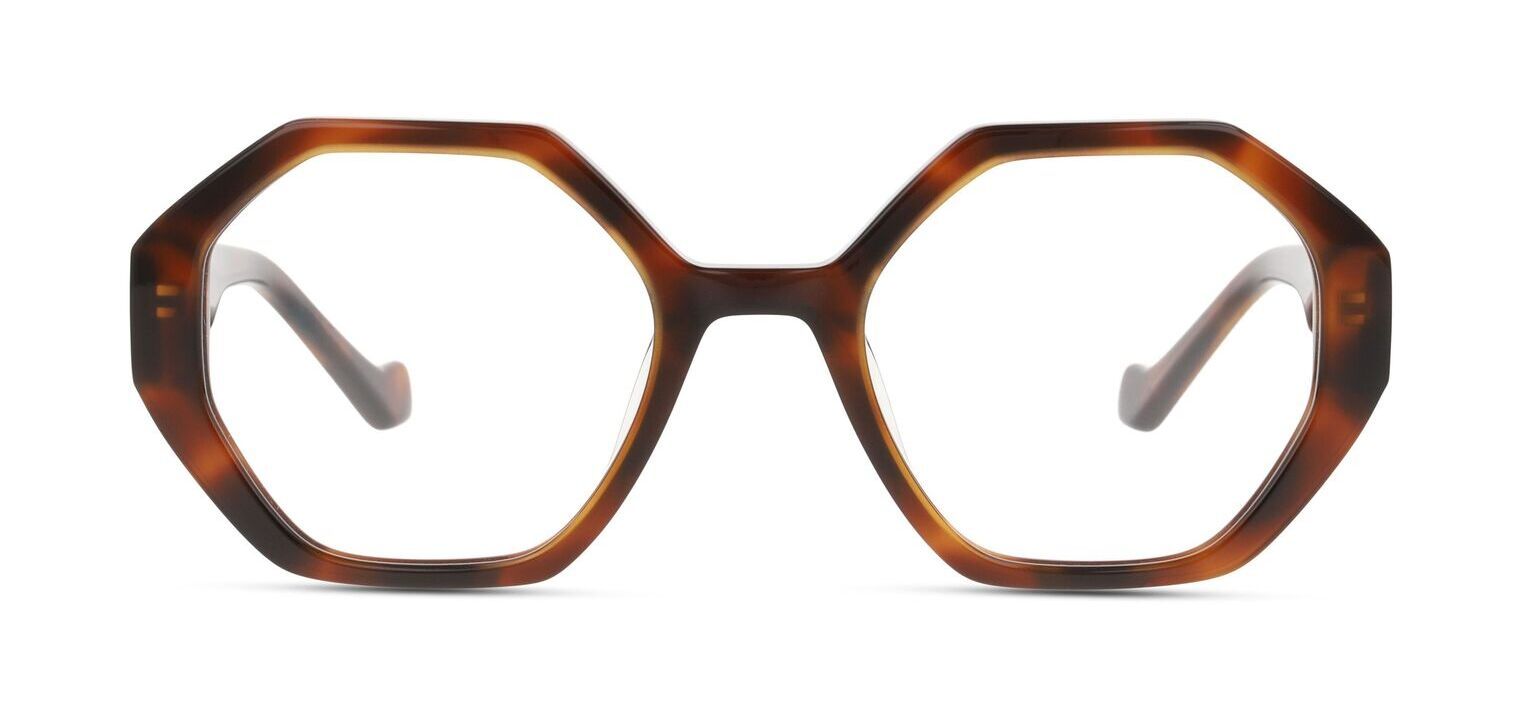 Unofficial Rechteckig Brillen UNOT0111 Havana für Kind