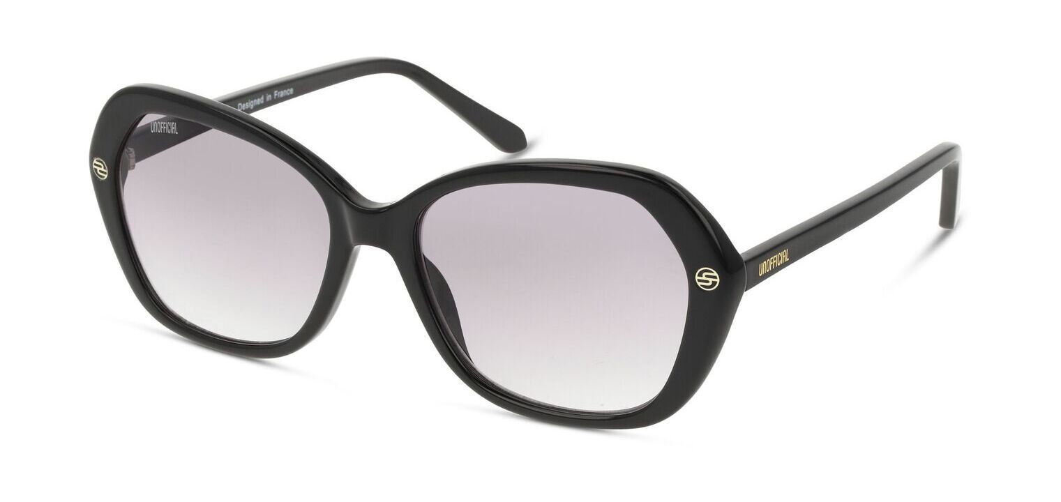 Unofficial Oval Sonnenbrillen UNSF0163 Schwarz für Damen