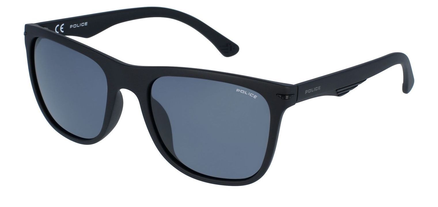 Police Wayfarer Sonnenbrillen SPL357 Schwarz für Herr