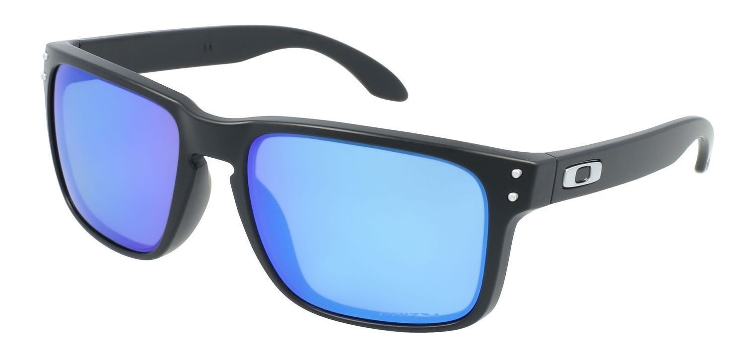 Oakley Rechteckig Sonnenbrillen OO9102 Mattschwarz für Herren