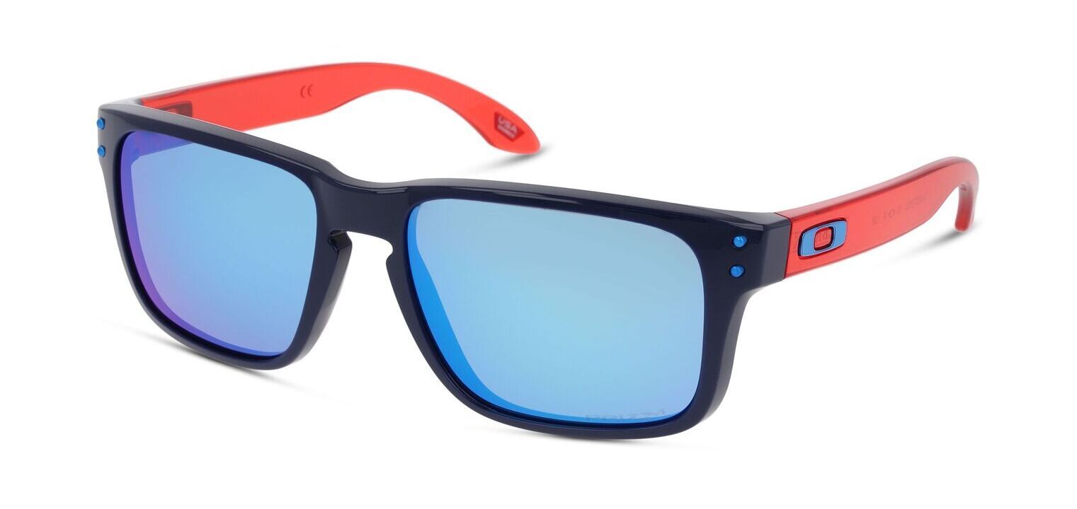 Oakley Rechteckig Sonnenbrillen 0OJ9007 Blau für Kind