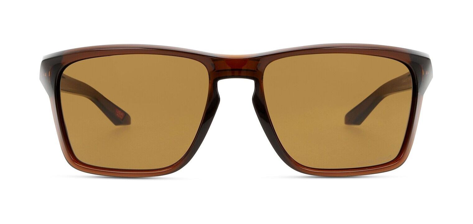 Lunettes de soleil Oakley Rectangle 0OO9448 Marron pour Homme