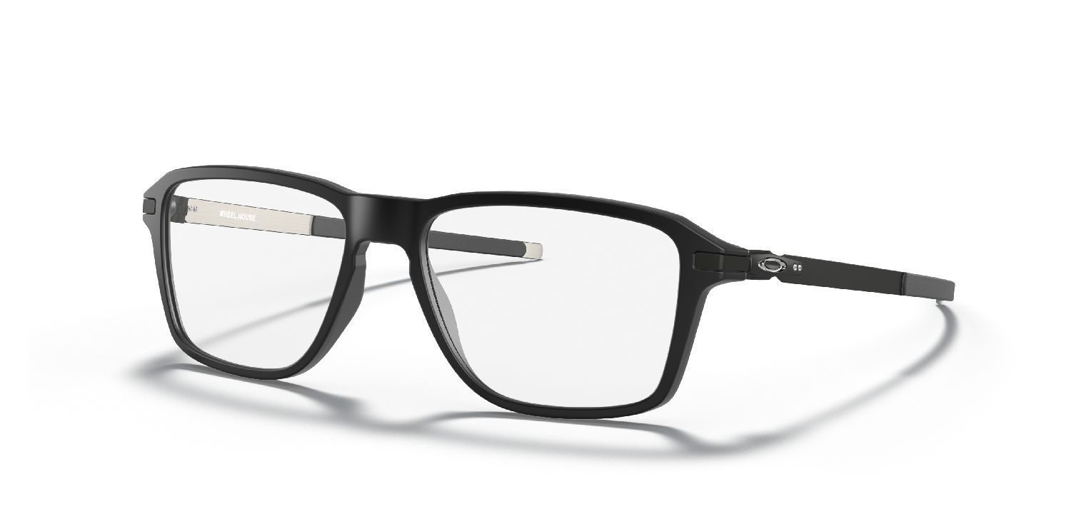 Oakley Rectangle Eyeglasses 0OX8166 Black for Man