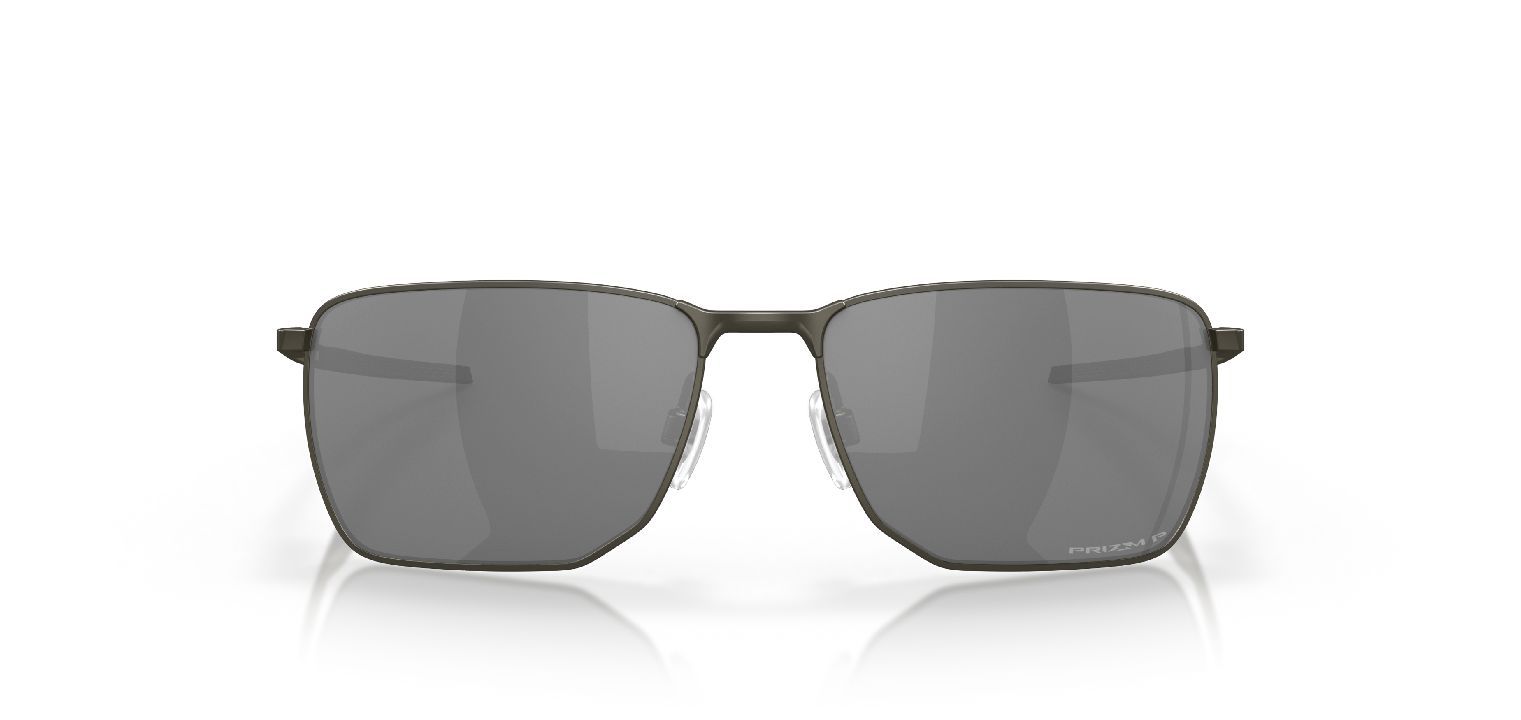 Oakley Rechteckig Sonnenbrillen 0OO4142 Grau für Herren
