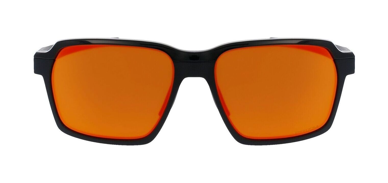 Oakley Rechteckig Sonnenbrillen 0OO4143 Mattschwarz für Herr