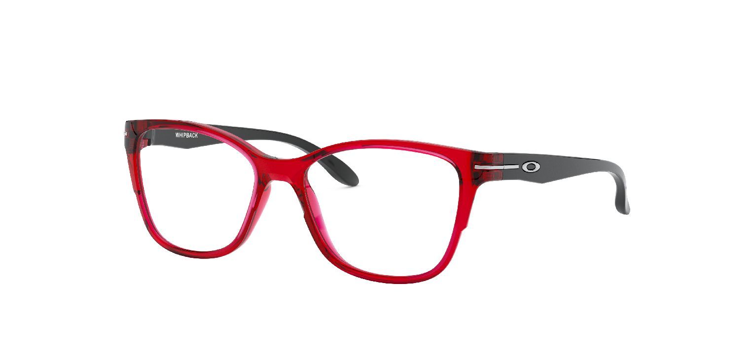 Oakley Rechteckig Brillen 0OY8016 Rot für Kind