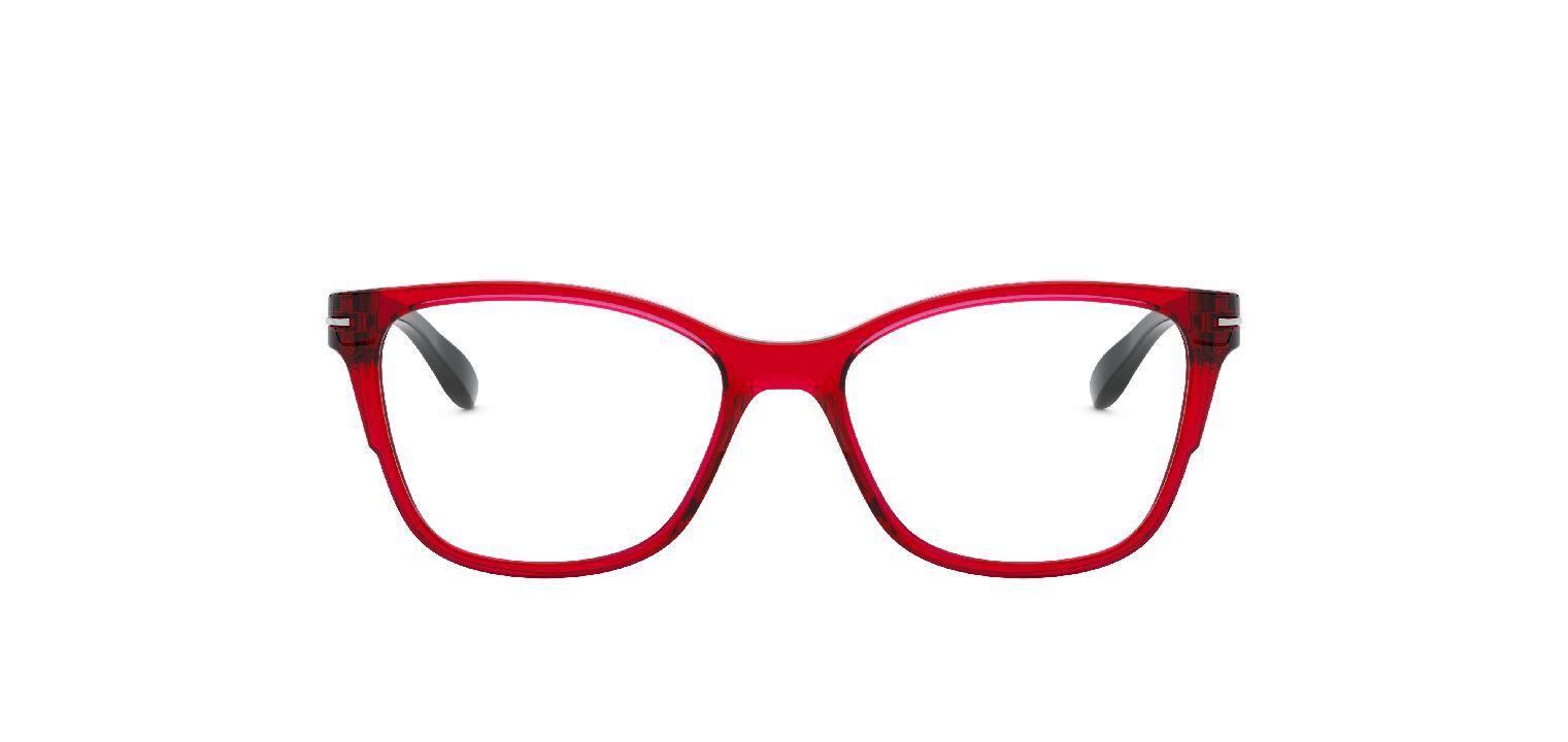 Oakley Rechteckig Brillen 0OY8016 Rot für Kind