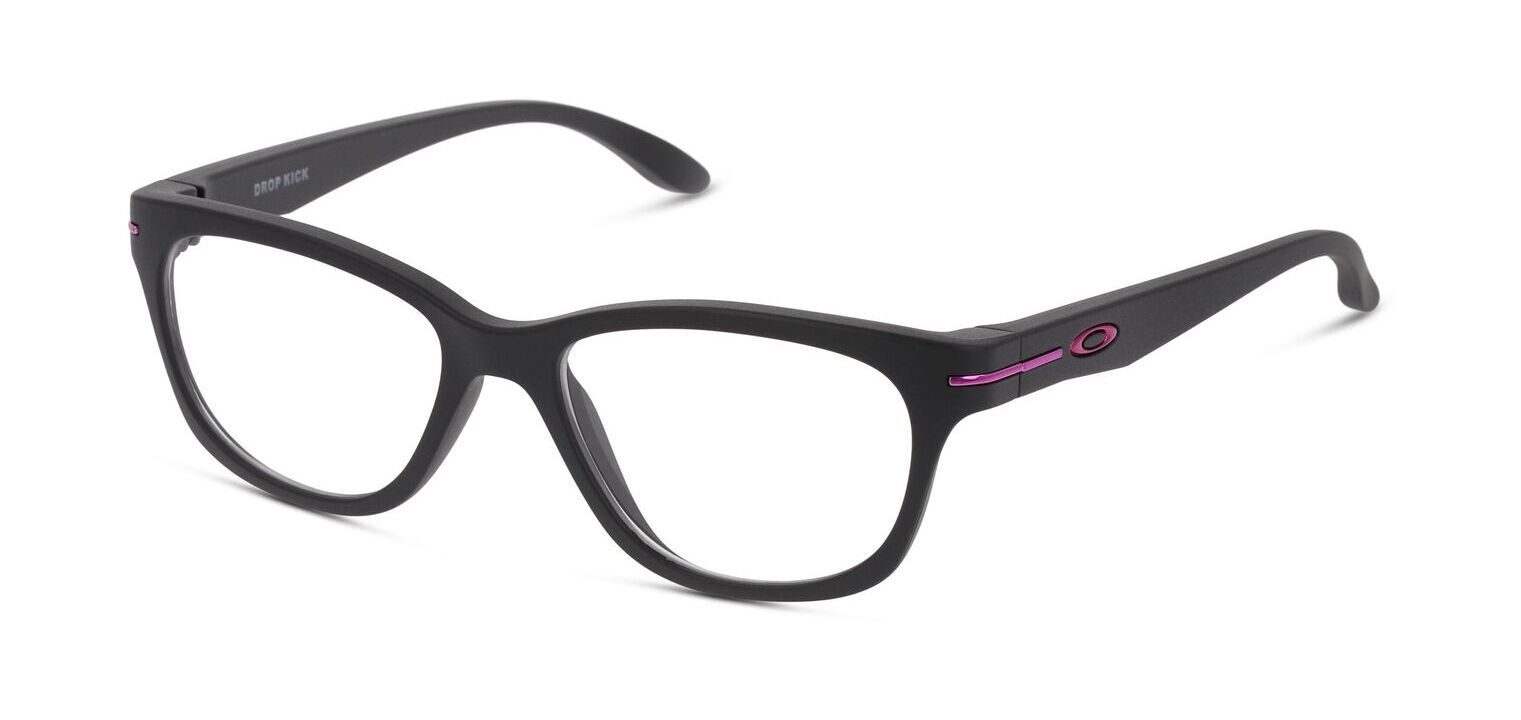 Oakley Rechteckig Brillen 0OY8019 Schwarz für Kind